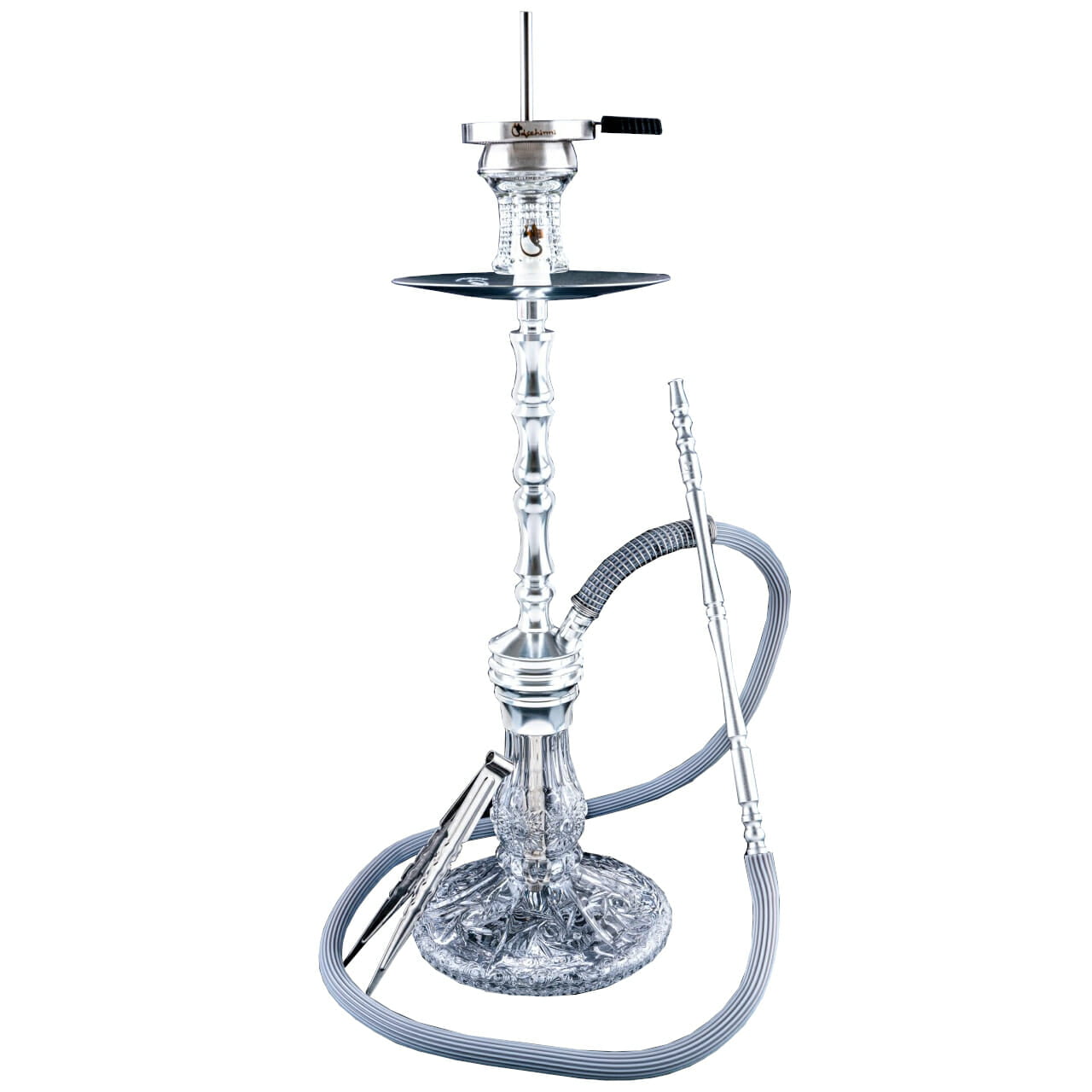 Shisha Dschinni Roxx Silver Full Set – Shisha Sklep Cybuch