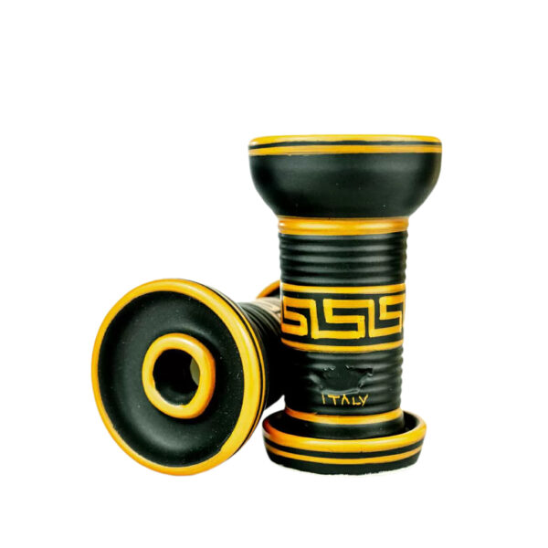 Cybuch Olla Bowl ADE Black Mat and Orange