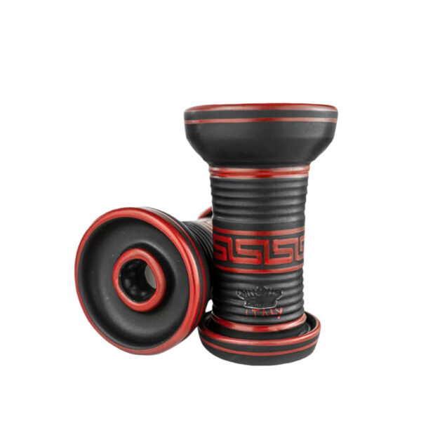 Cybuch Olla Bowl ADE Black Mat and Red