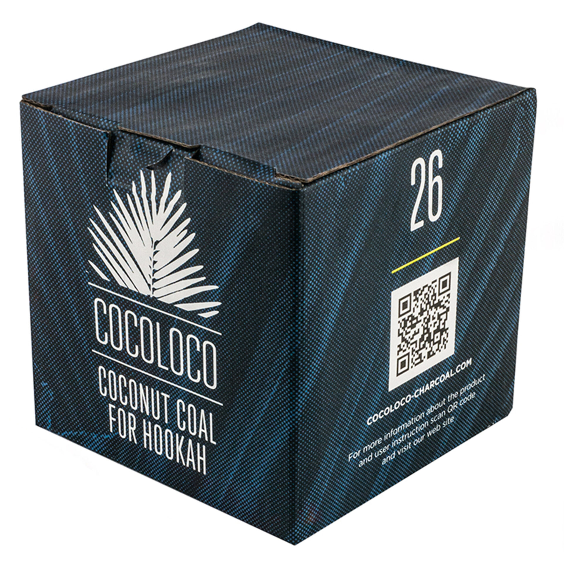 Уголь кокосовый CocoLoco 1kg (26mm)