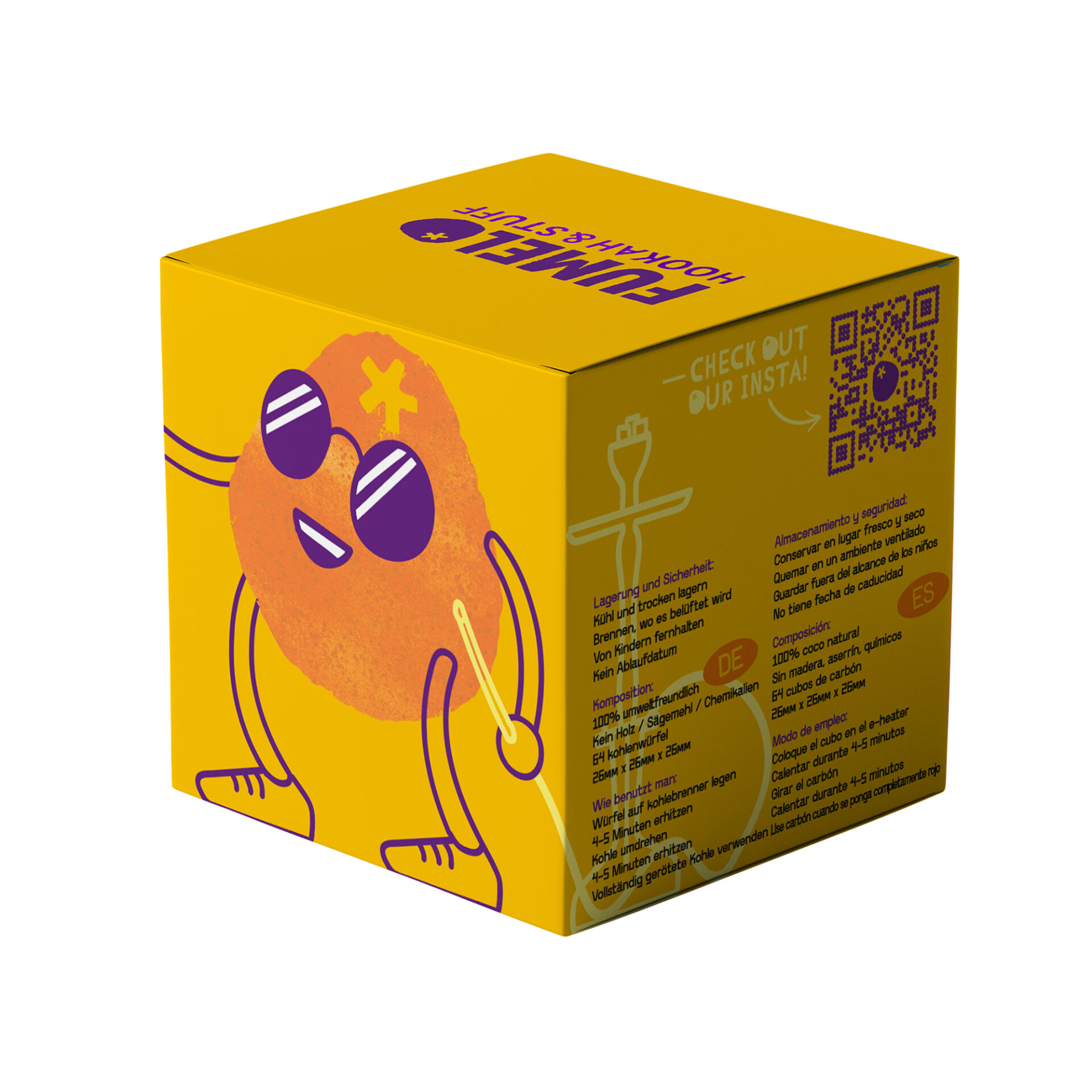 Węgiel do shishy Fumelo 1kg (26mm)