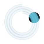 Wąż silikonowy Moze Glow In The Dark Blue