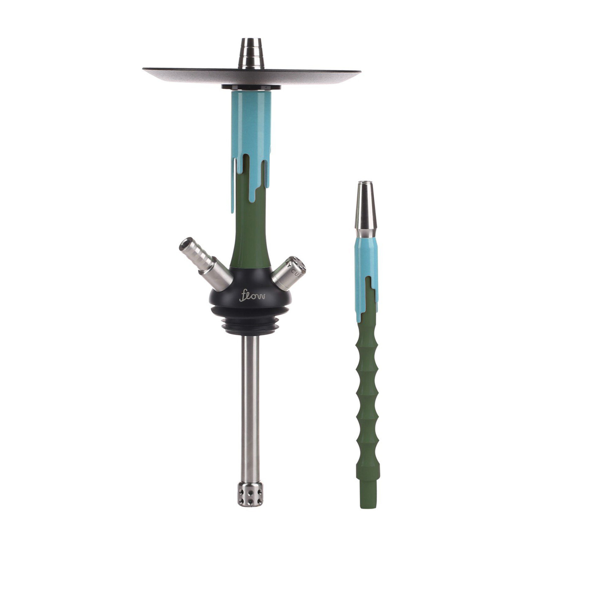 Shisha Mamay Custom Flow Khaki-Turquoise