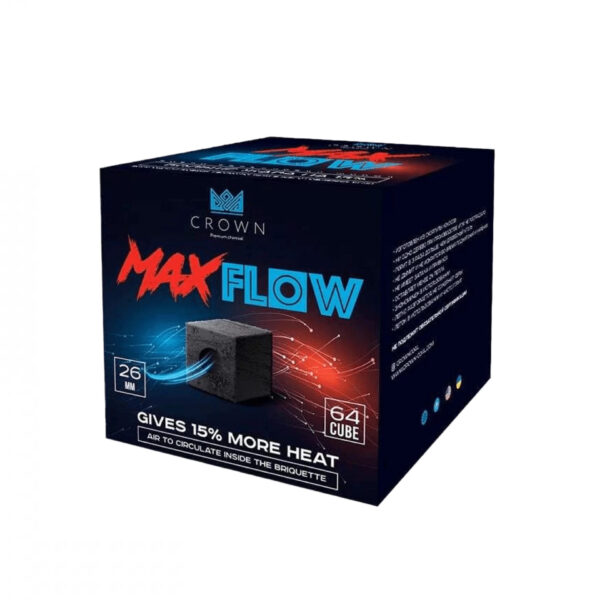 Węgiel do shishy Crown MaxFlow 1kg (26mm)
