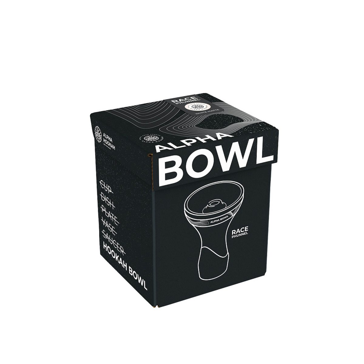 Alpha Bowl Race Phunnel White Matte 2