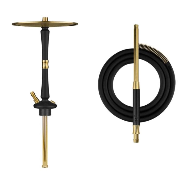 Shisha Hoob Go Black x Gold