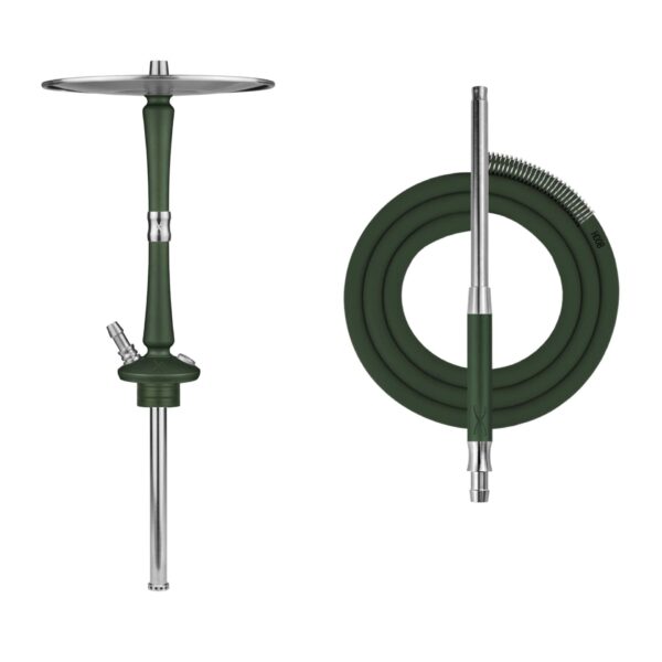 Shisha Hoob Go British Racing Green x Stainless Steel
