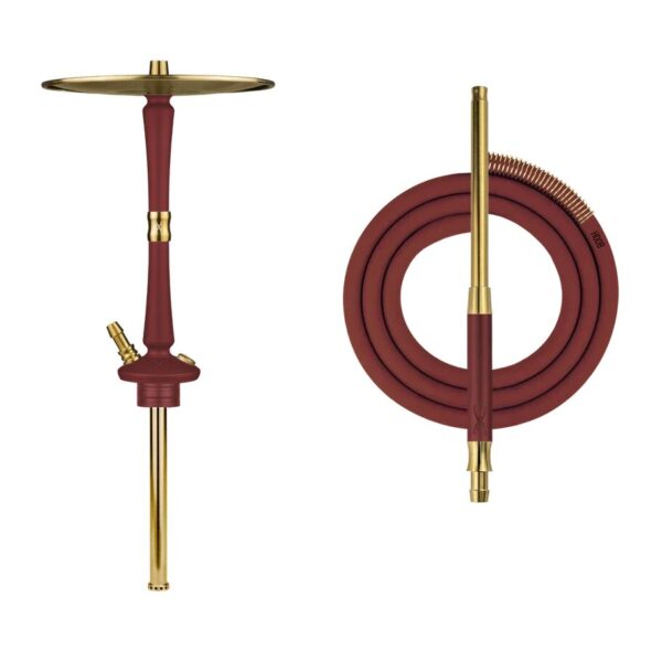 Shisha Hoob Go Wine Red x Gold