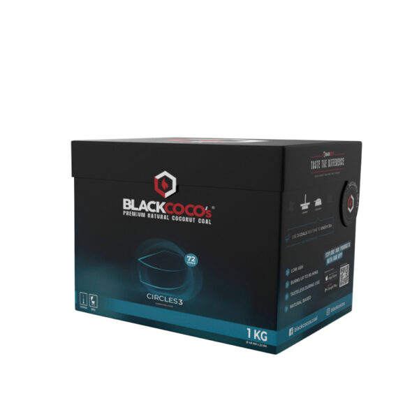 Węgiel do shishy Black Coco's Circles 3 1kg (1/3 koła)