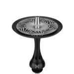 Alpha Hookah Hover Leaf Silver 2