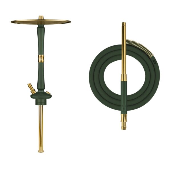 Shisha Hoob Go British Racing Green x Gold