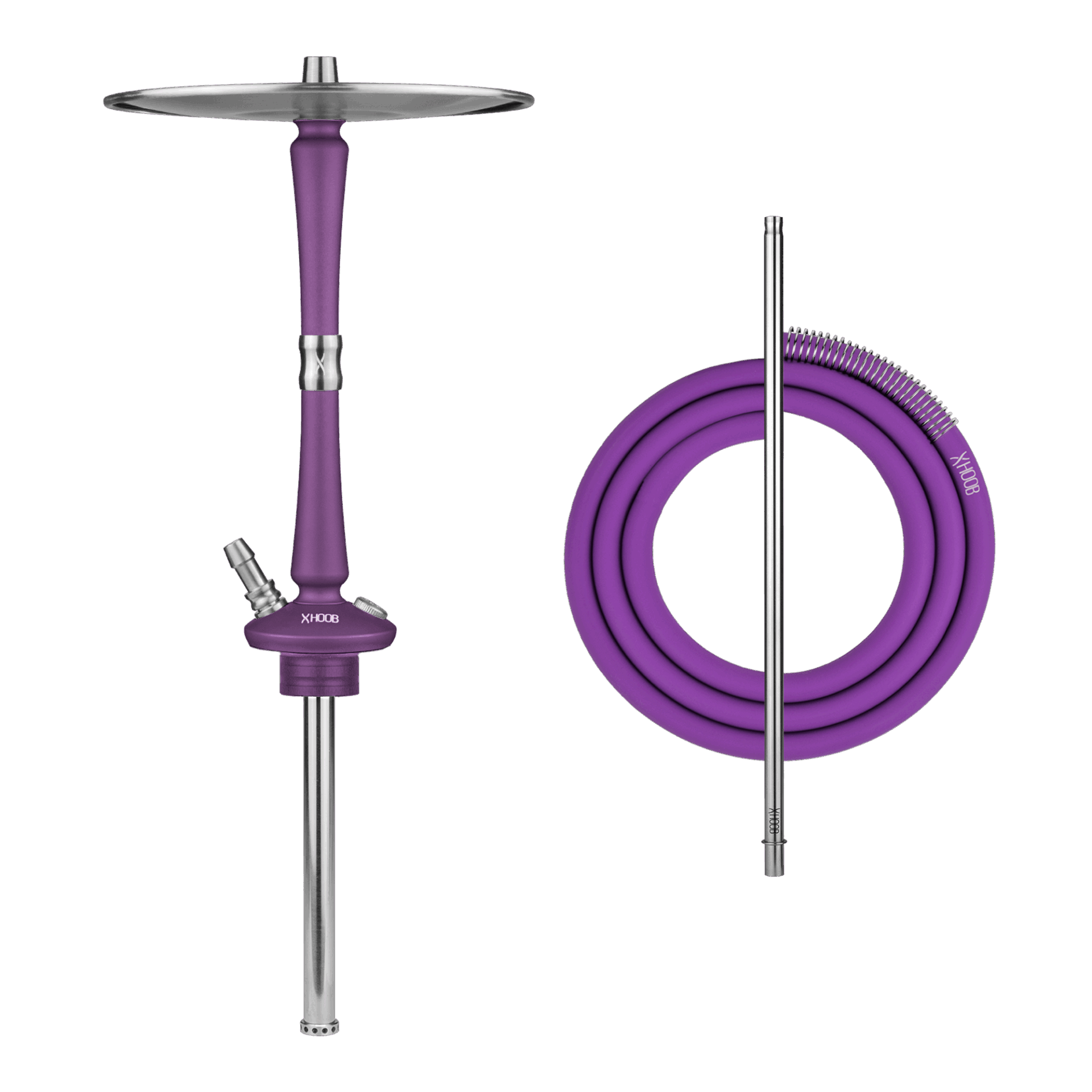 Hoob Go Royal Purple x Stainless Steel