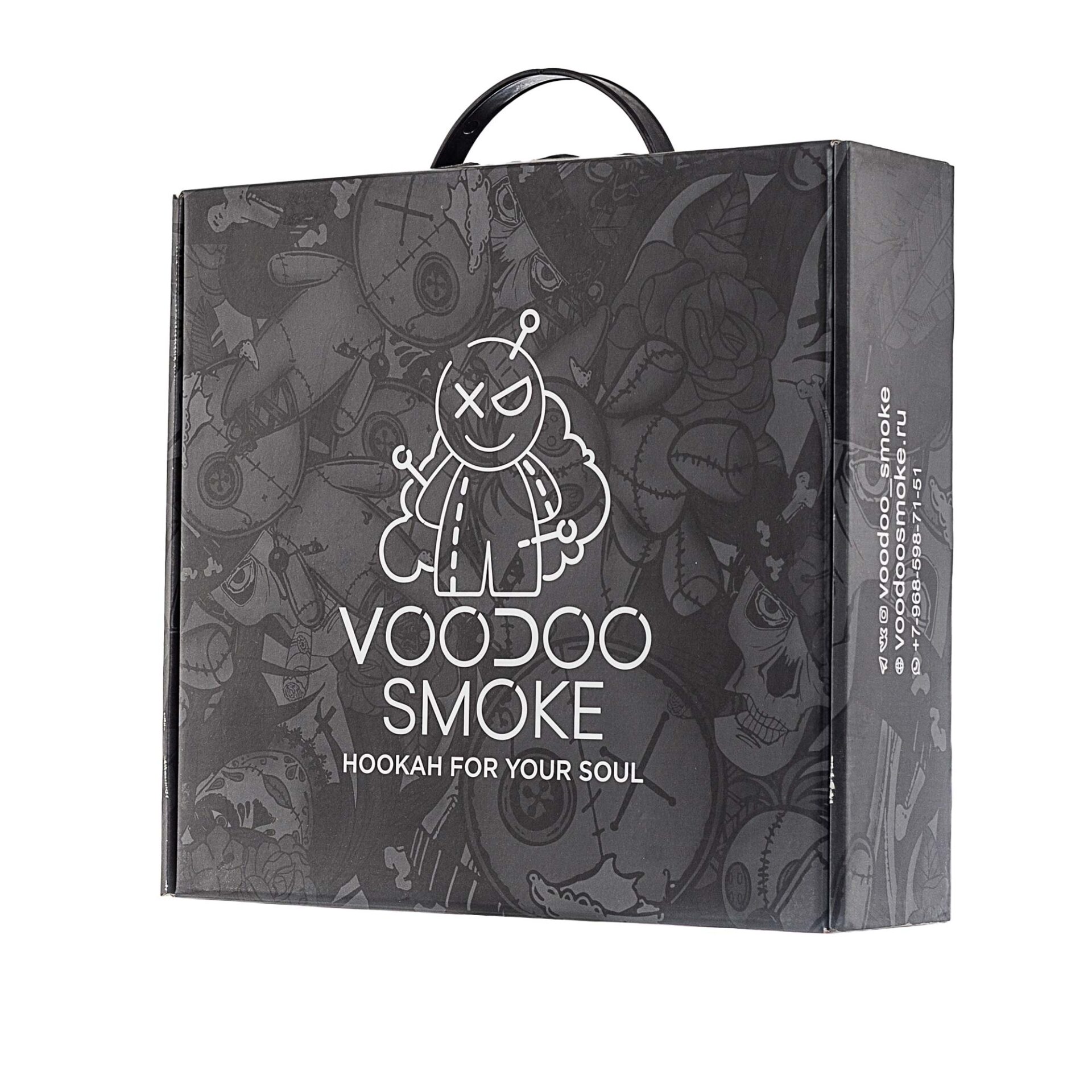 Shisha Voodoo Down - Black Red - obrazek 2