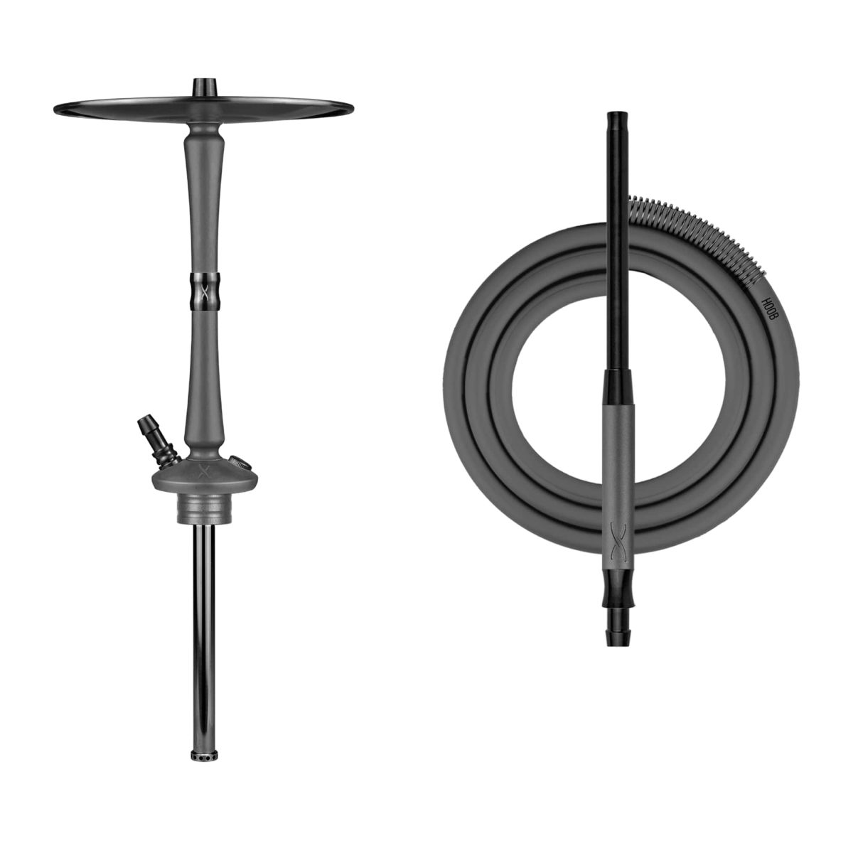 Shisha Hoob Go Space Grey x Black