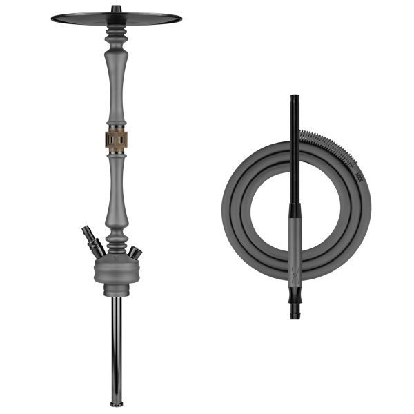 Shisha Hoob Mars Space Grey x Black