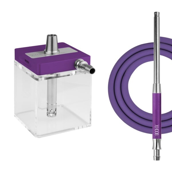 Shisha Hoob SubAtom Royal Purple x SS x Clear
