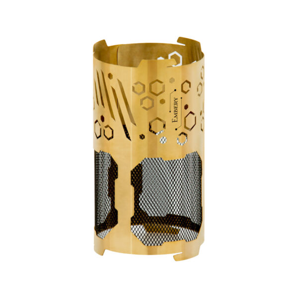 Komin z siatką Embery Gold Black