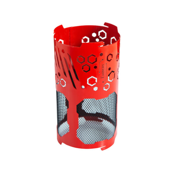 Komin z siatką Embery Red Black