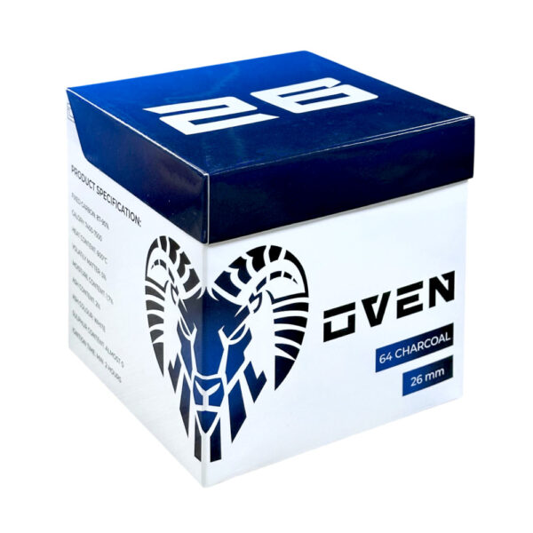 Węgiel do shishy OVEN 1kg (26mm)