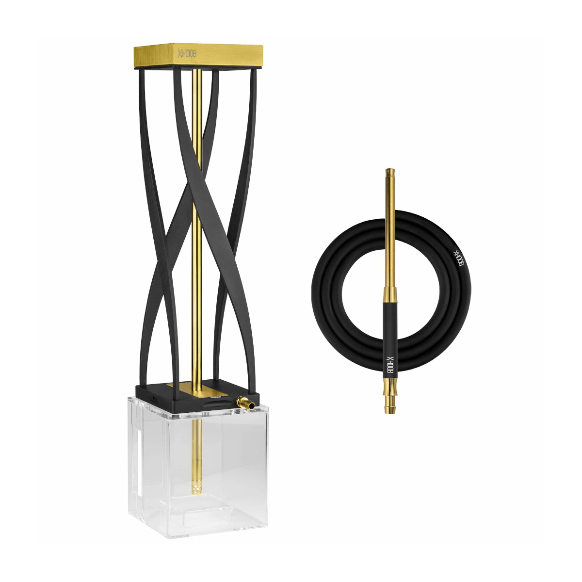 Shisha Hoob Flex Black x Gold