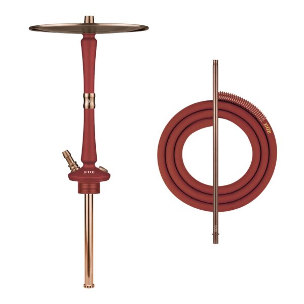Shisha Hoob Go Wine Red x Bronze