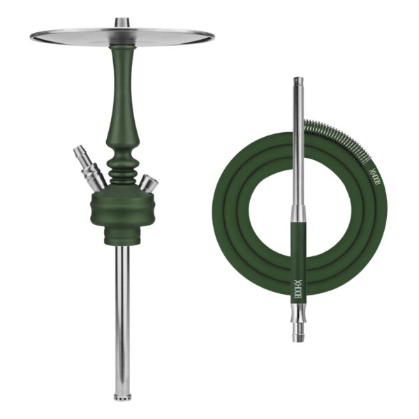 Shisha Hoob Mars Mini British Racing Green x Stainless Steel