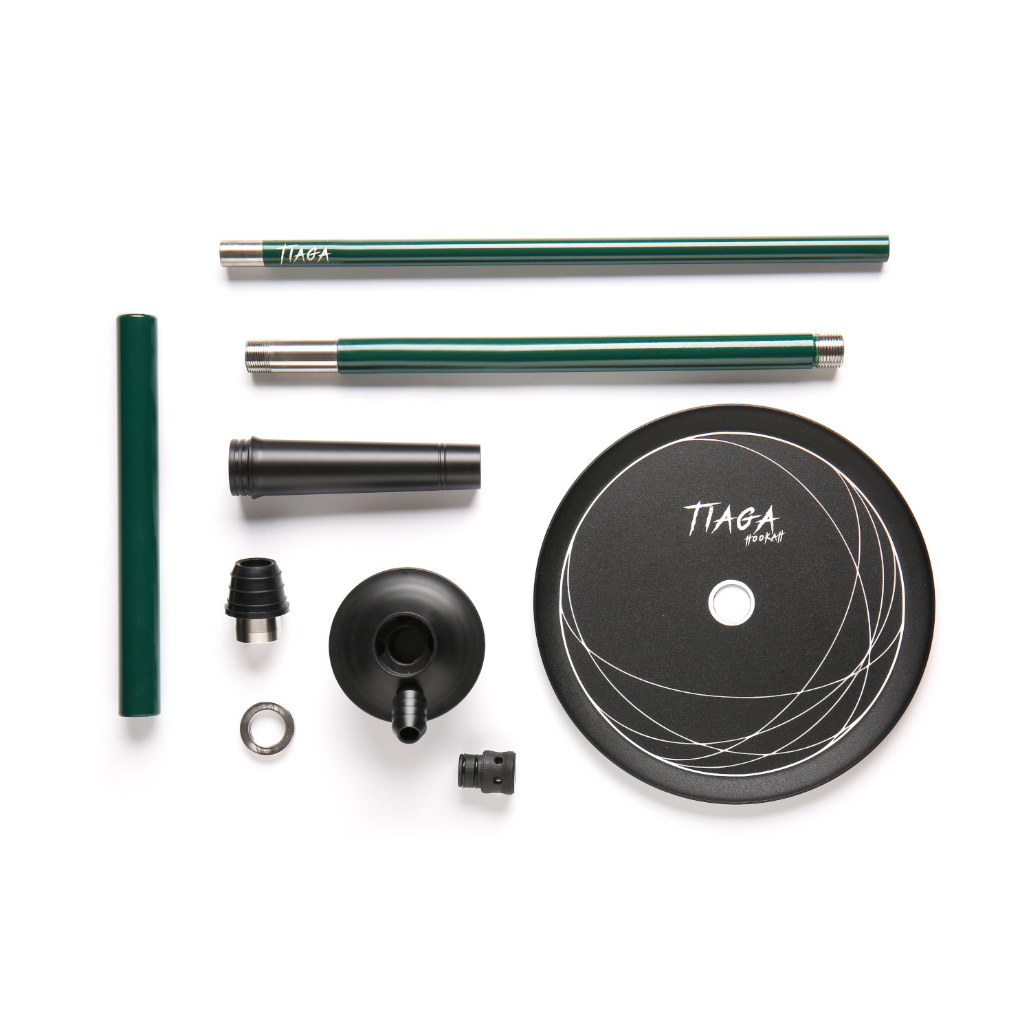 Shisha Tiaga Iris Dark Green - obrazek 2