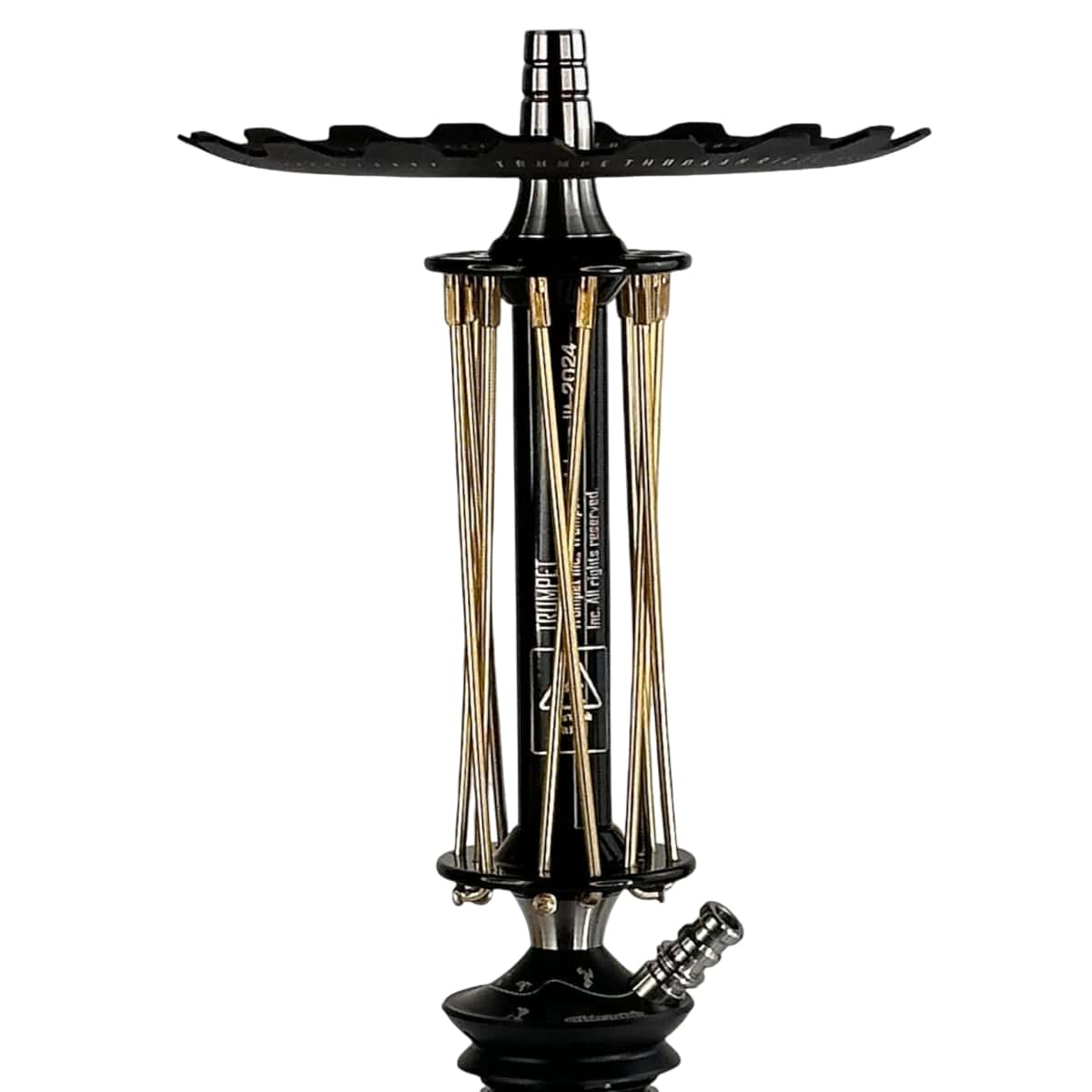 Shisha Trumpet Rider W-40 Still Black Gold — изображение 2