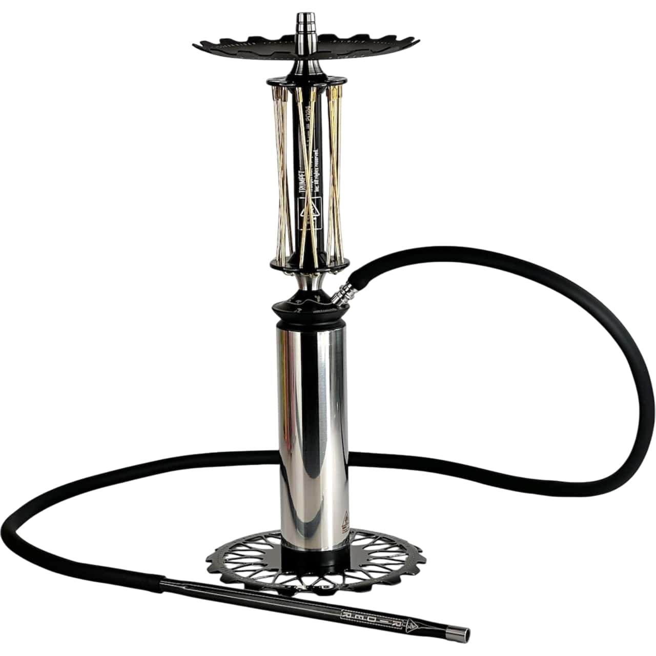 Shisha Trumpet Rider W-40 Still Black Gold