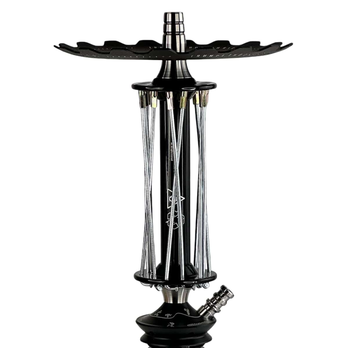 Shisha Trumpet Rider W-40 Still Black Silver — изображение 2