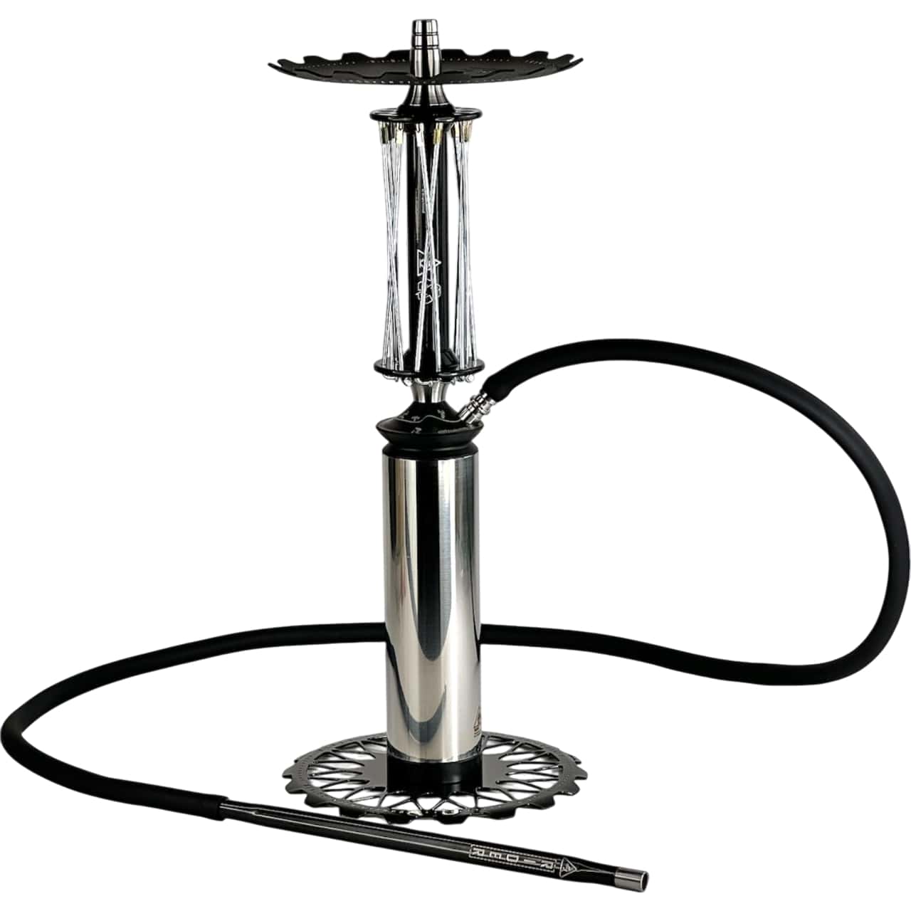 Shisha Trumpet Rider W-40 Still Black Silver