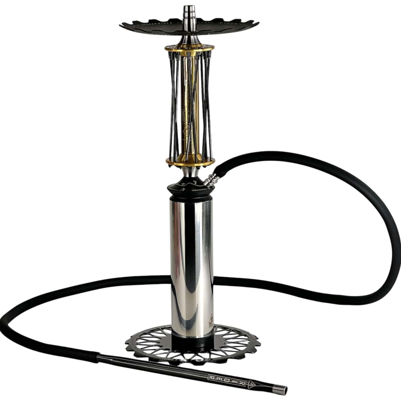 Shisha Trumpet Rider W-40 Still Gold Black