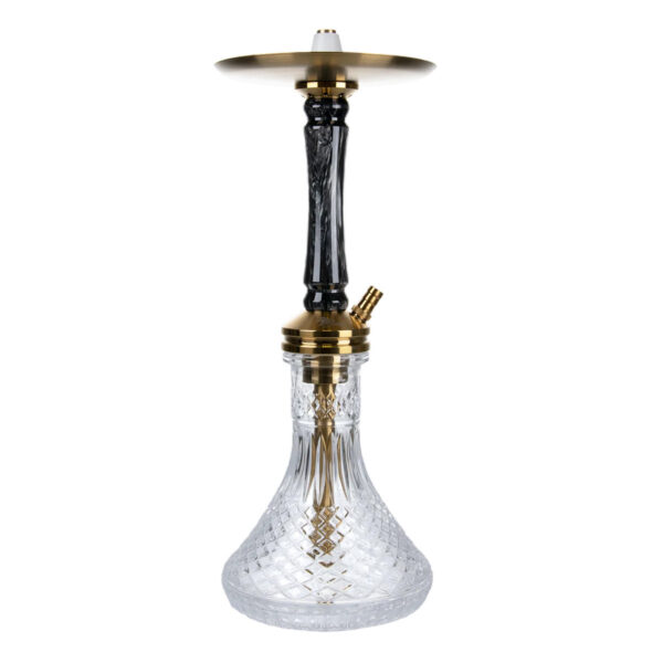Shisha Jookah Straight Flush - Gold Black