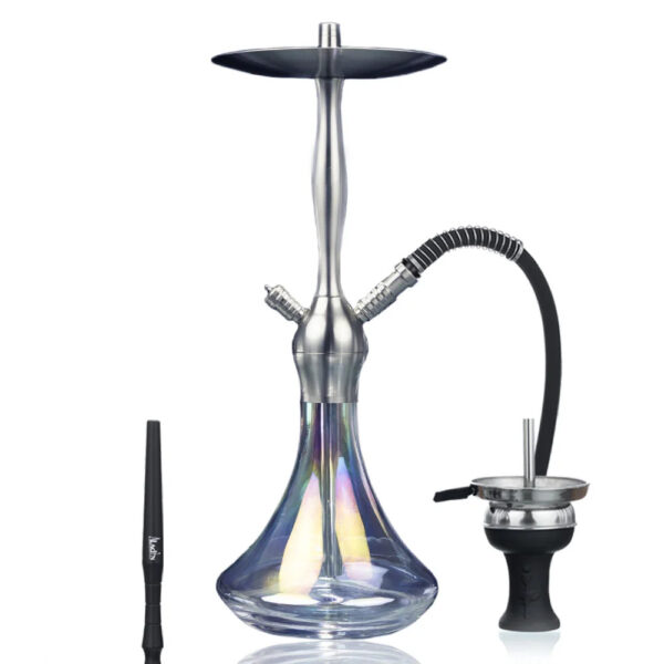 Shisha Aladin Alux Captain Silver - Shiny Clear
