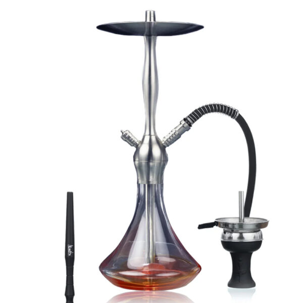 Shisha Aladin Alux Captain Silver - Shiny Red