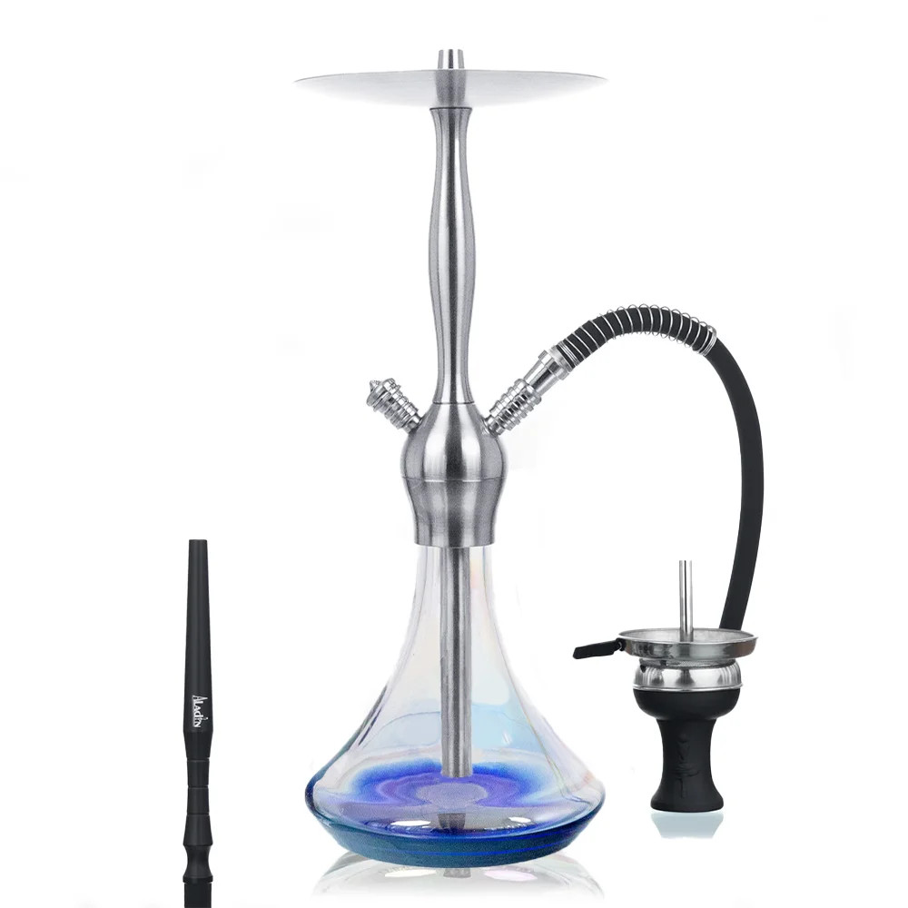 Shisha Aladin Alux Captain Silver - Shiny Blue