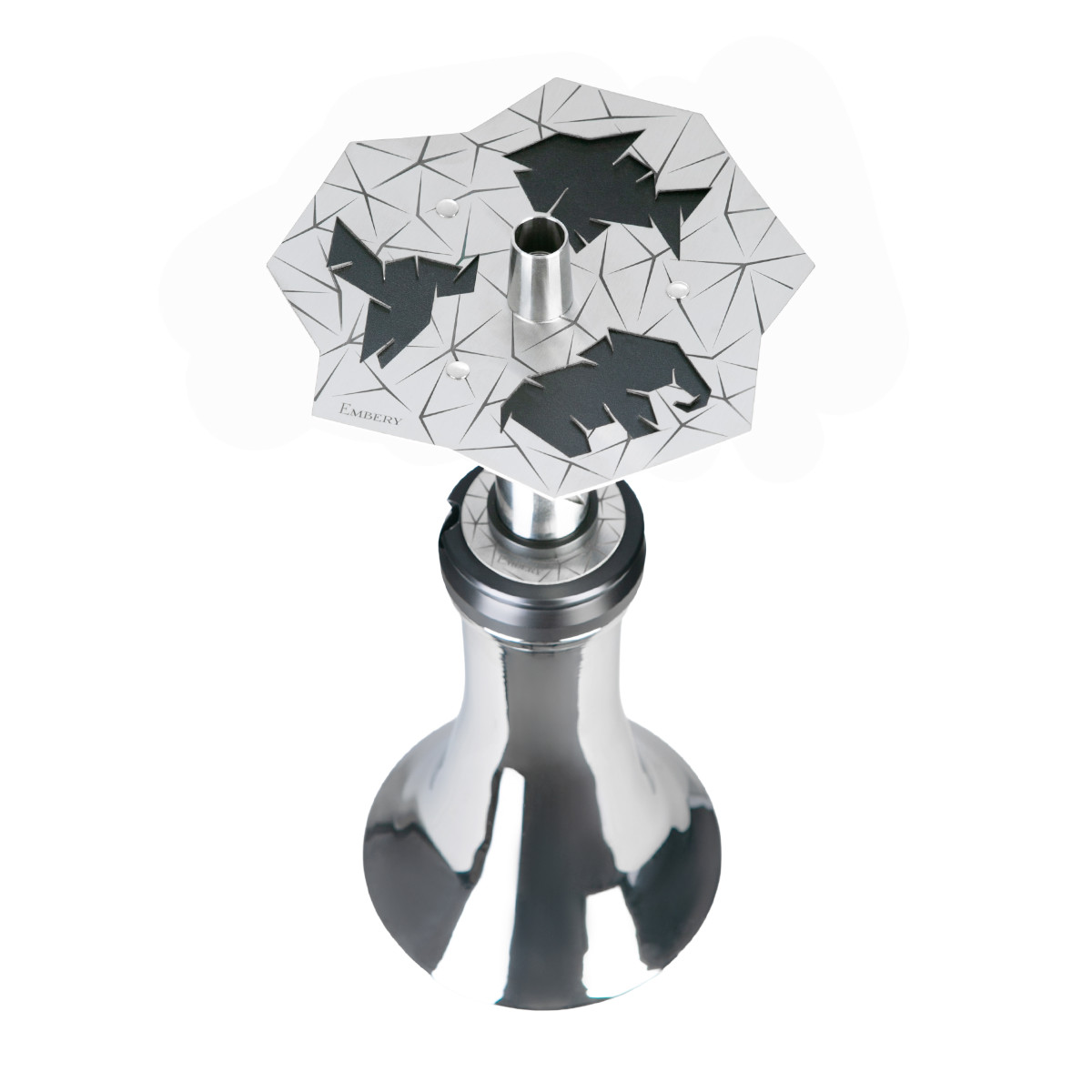 Shisha Embery MiniMONO 3.1 Silver Origami - obrazek 2