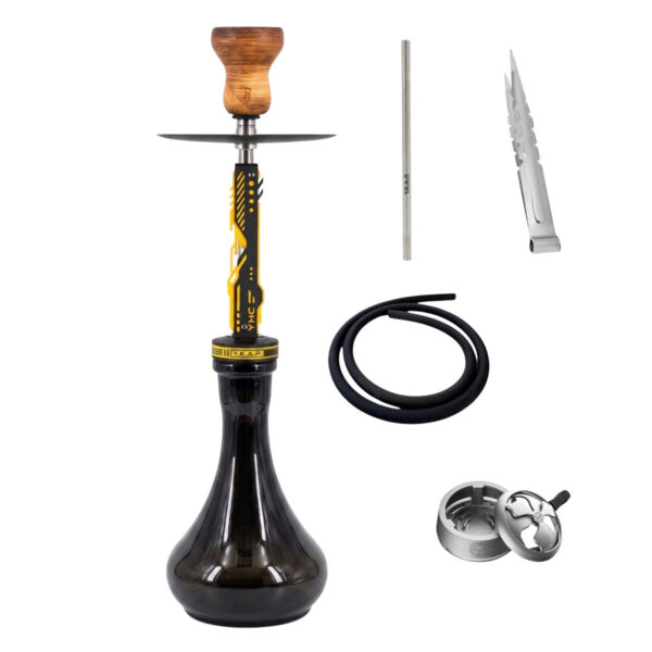 Shisha Y.K.A.P. Neo Mod Yellow Full Set Drop Smoky
