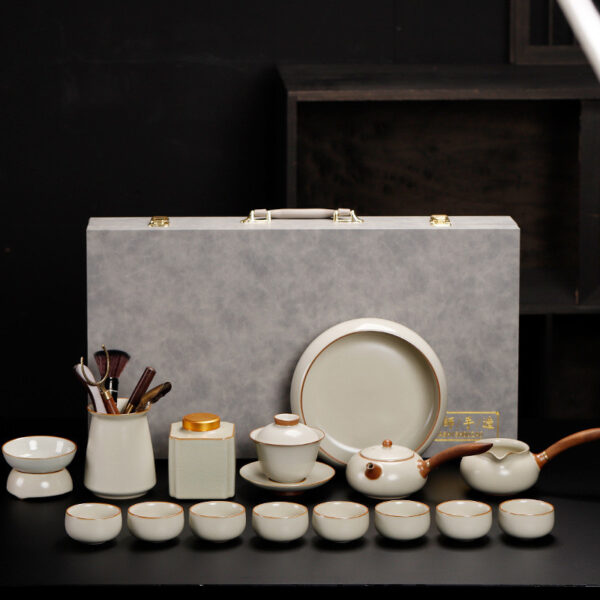 Zestaw do zaparzania herbaty Ru Kiln Beige Set N5