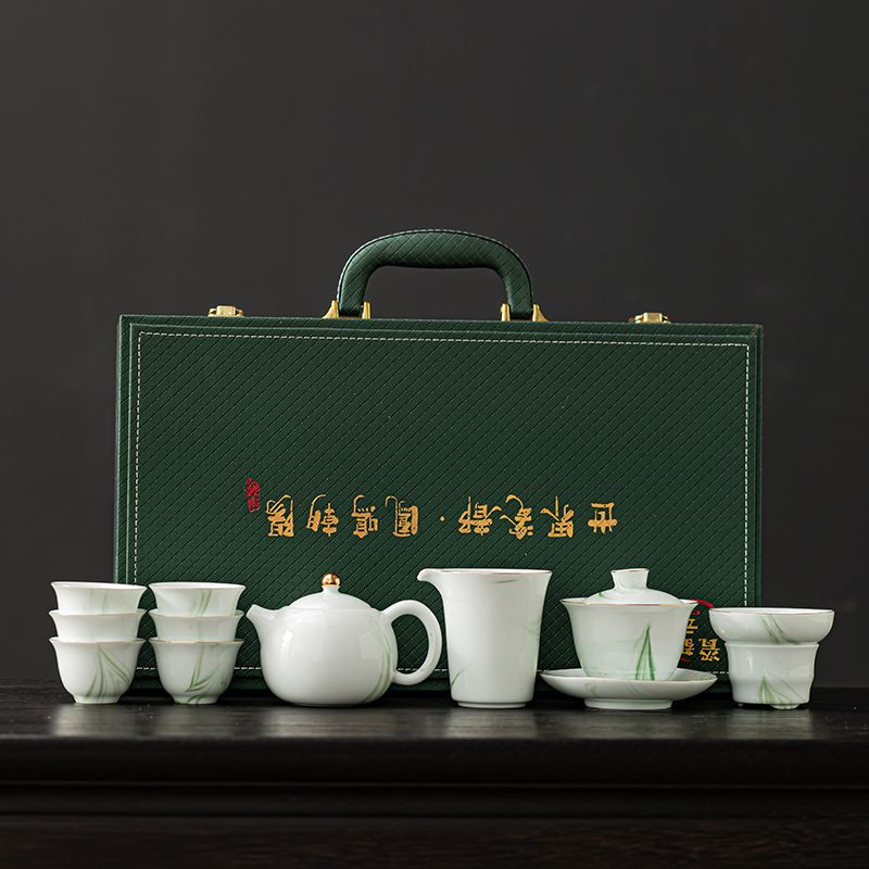 Zestaw do zaparzania herbaty Shadow Green Set N4