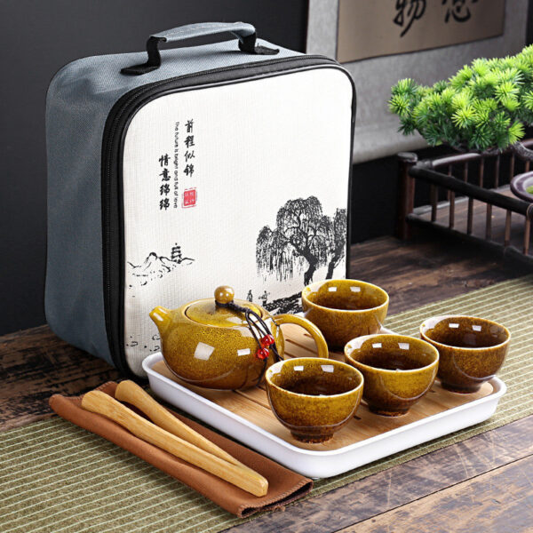 Zestaw do zaparzania herbaty Travel Glaze Set N10