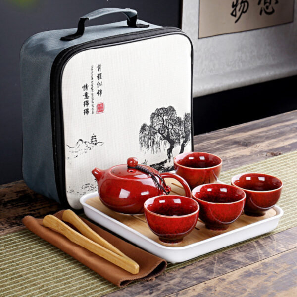 Zestaw do zaparzania herbaty Travel Glaze Set N11