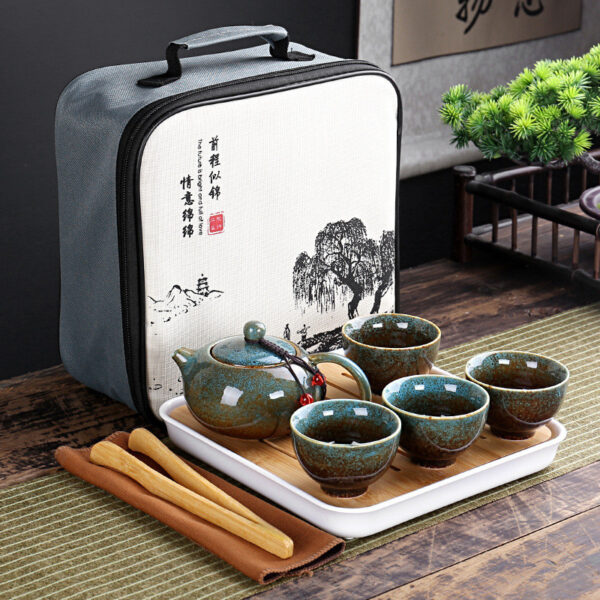 Zestaw do zaparzania herbaty Travel Glaze Set N7