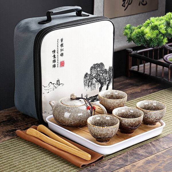Zestaw do zaparzania herbaty Travel Glaze Set N8