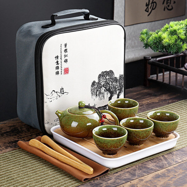 Zestaw do zaparzania herbaty Travel Glaze Set N9