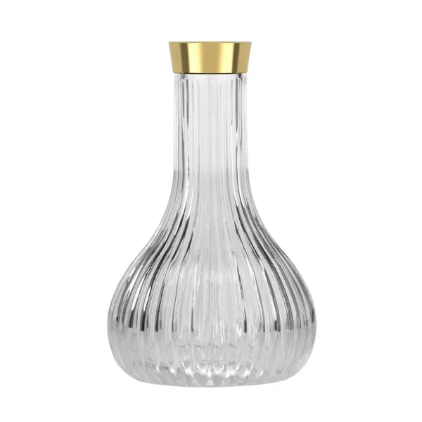 Dzban Alpha Hookah Twistlock Drop Transparent Gold